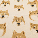 C/L Canvas Print Fabric - Shiba Dog - nomura tailor