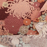 Cotton Southern Cross Printed Fabric - Stencil-Dyed Floral Motif - nomura tailor