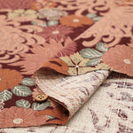 Cotton Southern Cross Printed Fabric - Stencil-Dyed Floral Motif - nomura tailor