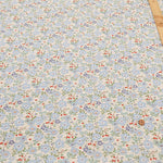 Cotton Poplin Ripple Printed Fabric - Flower - nomura tailor