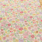 Cotton Poplin Ripple Printed Fabric - Flower - nomura tailor