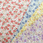 Cotton Broad Printed Fabric - Poppy Garden - nomura tailor