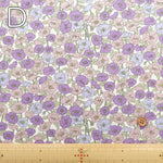Cotton Broad Printed Fabric - Poppy Garden - nomura tailor
