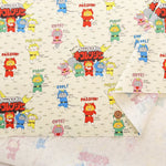 Cotton Canvas Printed Fabric ネコレンジャー - nomura tailor