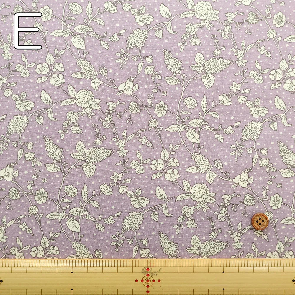 Cotton Broad Printed Fabric - Flowers - nomura tailor
