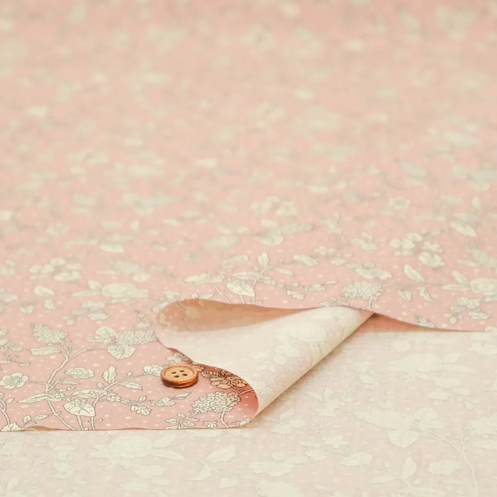 Cotton Broad Printed Fabric - Flowers - nomura tailor