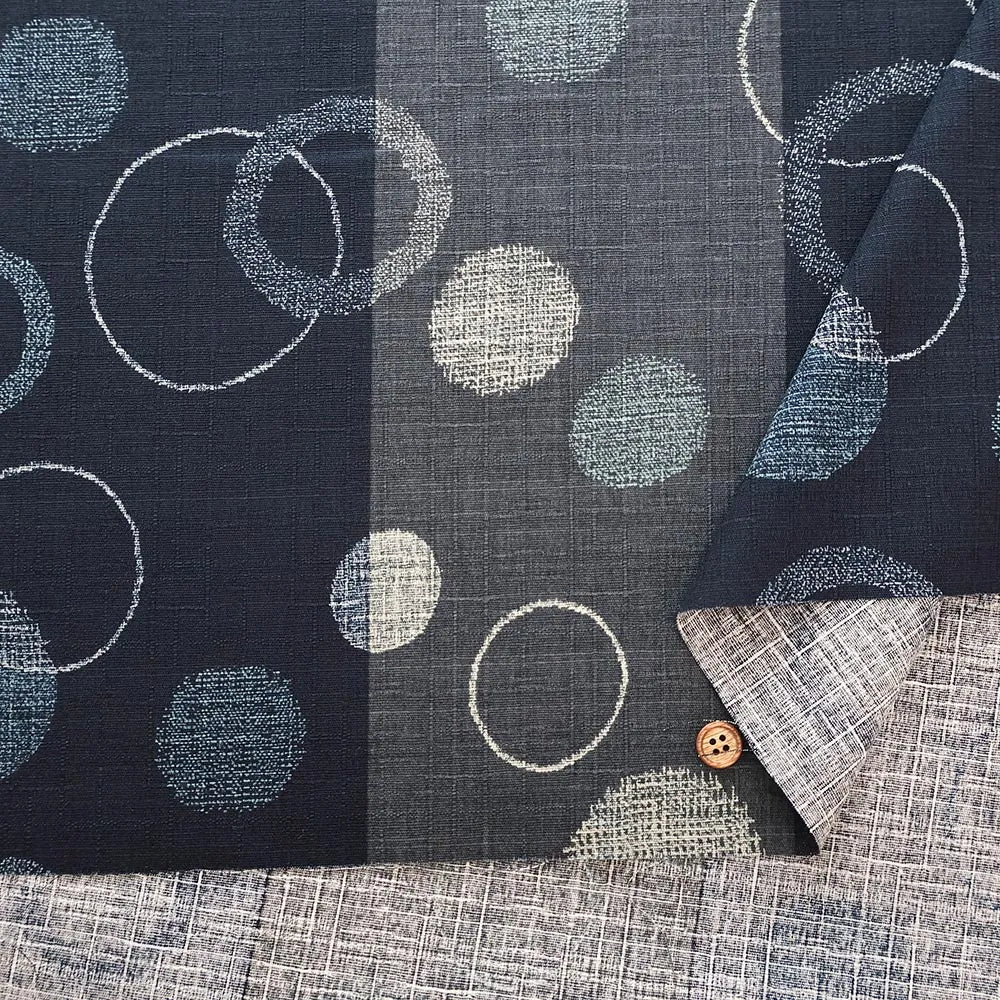 Cotton Southern Cross Printed Fabric - Polka Dot and Stripe Pattern - nomura tailor