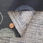 Cotton Southern Cross Printed Fabric - Polka Dot and Stripe Pattern - nomura tailor