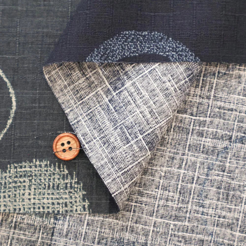 Cotton Southern Cross Printed Fabric - Polka Dot and Stripe Pattern - nomura tailor