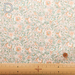 Cotton Broadcloth Laminated Fabric - Flower - nomura tailor