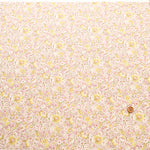 Cotton Broadcloth Laminated Fabric - Flower - nomura tailor