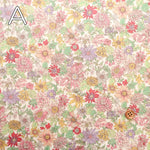 Cotton Broadcloth Laminated Fabric - Flower - nomura tailor