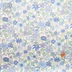 Cotton Broadcloth Laminated Fabric - Flower - nomura tailor