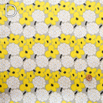 Cotton Broadcloth Laminated Fabric - Flower - nomura tailor