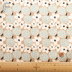 Cotton Broadcloth Laminated Fabric - Flower - nomura tailor