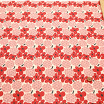Cotton Broadcloth Laminated Fabric - Flower - nomura tailor
