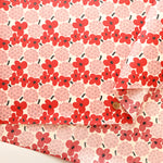 Cotton Broadcloth Laminated Fabric - Flower - nomura tailor