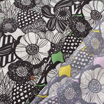 Water-repellent finish Nylon taffeta printed fabric Art Flower - nomura tailor