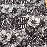 Water-repellent finish Nylon taffeta printed fabric Art Flower - nomura tailor