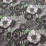 Water-repellent finish Nylon taffeta printed fabric Art Flower - nomura tailor