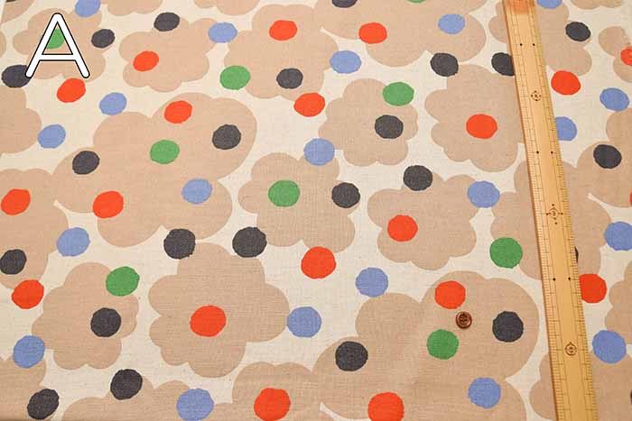 C/L Canvas Printed Fabric Chocolat - nomura tailor