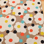 C/L Canvas Printed Fabric Chocolat - nomura tailor