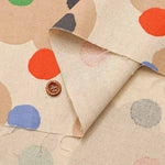 C/L Canvas Printed Fabric Chocolat - nomura tailor