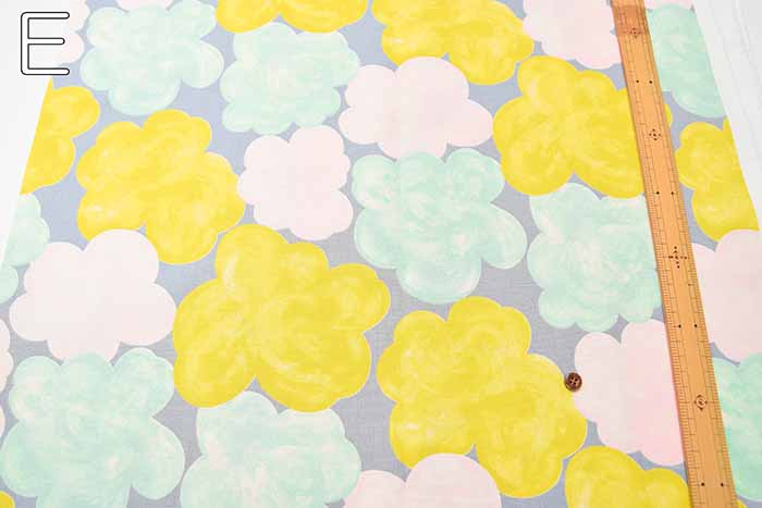 Cotton 10/1 Canvas Printed Fabric Fluffy - nomura tailor