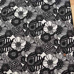 Cotton 10/1 Canvas Printed Fabric Art Flower Mini - nomura tailor