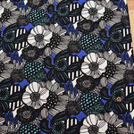 Cotton 10/1 Canvas Printed Fabric Art Flower Mini - nomura tailor