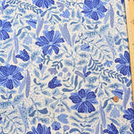 C/L Canvas Printed Fabric Flower Arashi - nomura tailor