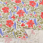 C/L Canvas Printed Fabric Flower Arashi - nomura tailor