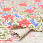 C/L Canvas Printed Fabric Flower Arashi - nomura tailor