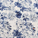 Cotton sheeting printed fabric Soft and fluffy pewter - nomura tailor