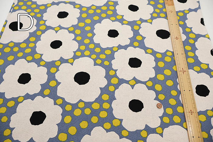 C/L Canvas Print Fabric - Graupel - nomura tailor