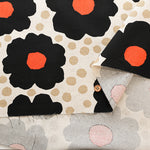 C/L Canvas Print Fabric - Graupel - nomura tailor