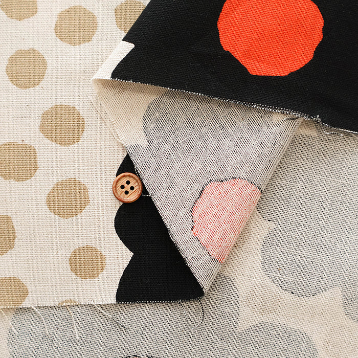 C/L Canvas Print Fabric - Graupel - nomura tailor