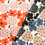 Cotton Twill Print Fabric - Bouquet - nomura tailor