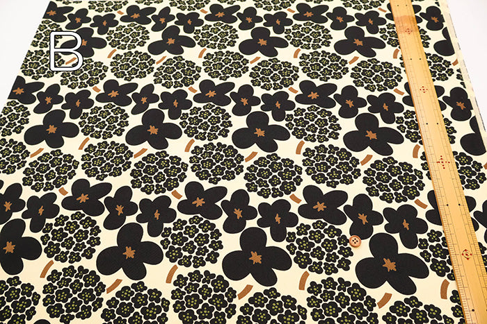 Cotton Twill Print Fabric - Bouquet - nomura tailor