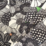Cotton Poplin Ripple Printed Fabric - Art Flower - nomura tailor