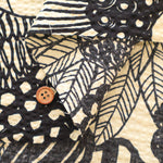 Cotton Poplin Ripple Printed Fabric - Art Flower - nomura tailor