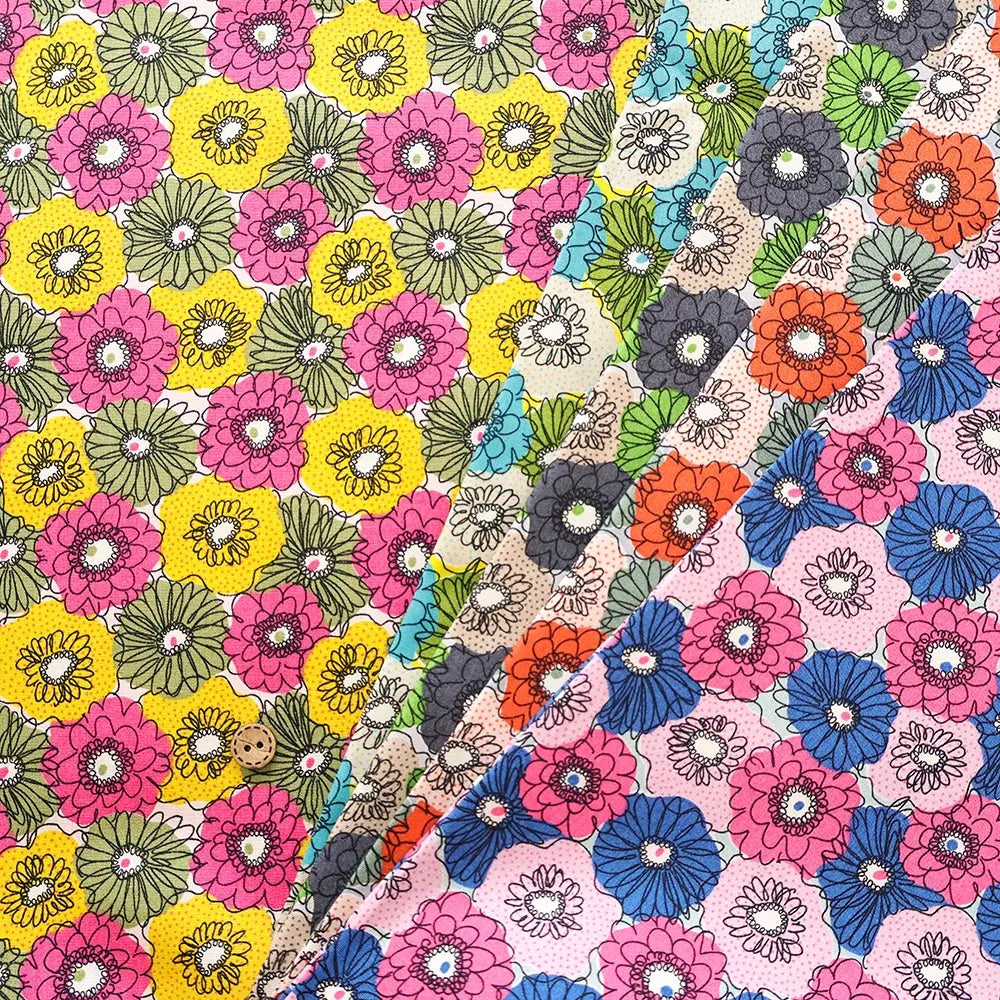 Cotton Broad Printed Fabric - Mini Scrunchie - nomura tailor