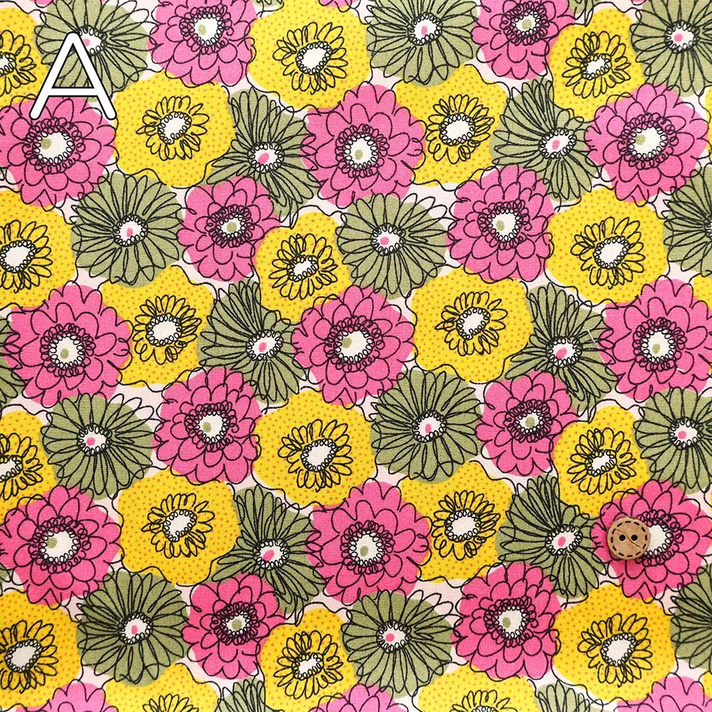 Cotton Broad Printed Fabric - Mini Scrunchie - nomura tailor