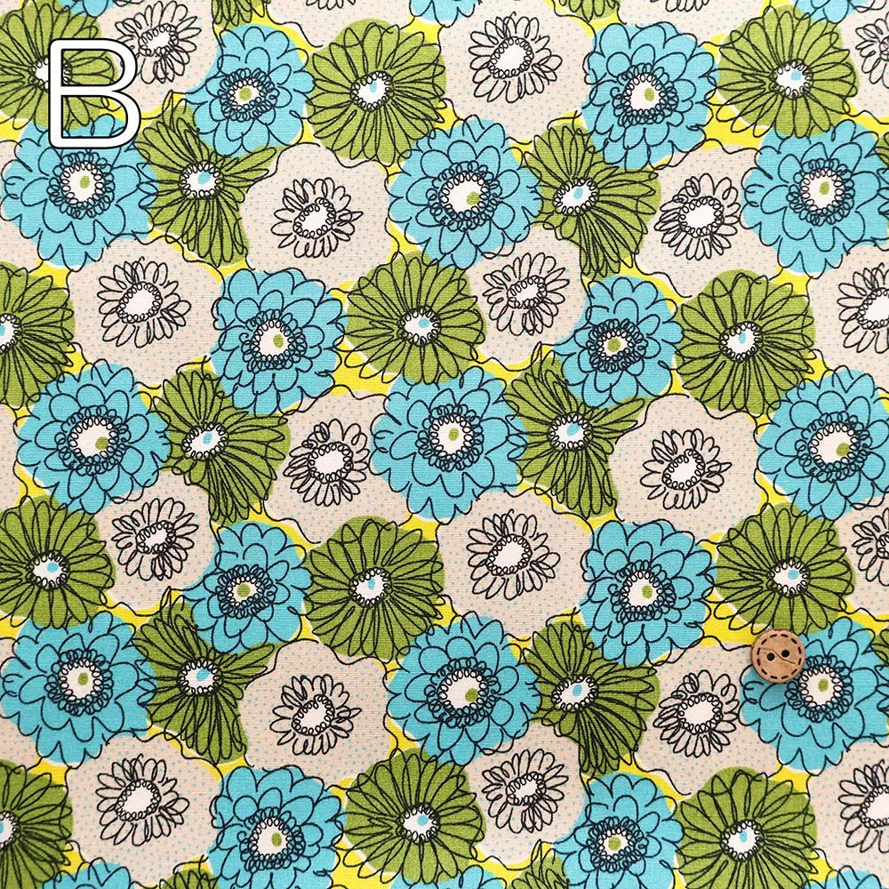 Cotton Broad Printed Fabric - Mini Scrunchie - nomura tailor