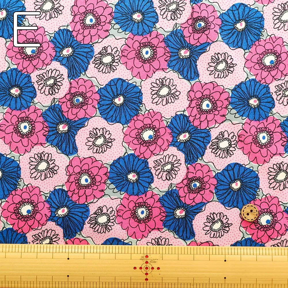 Cotton Broad Printed Fabric - Mini Scrunchie - nomura tailor