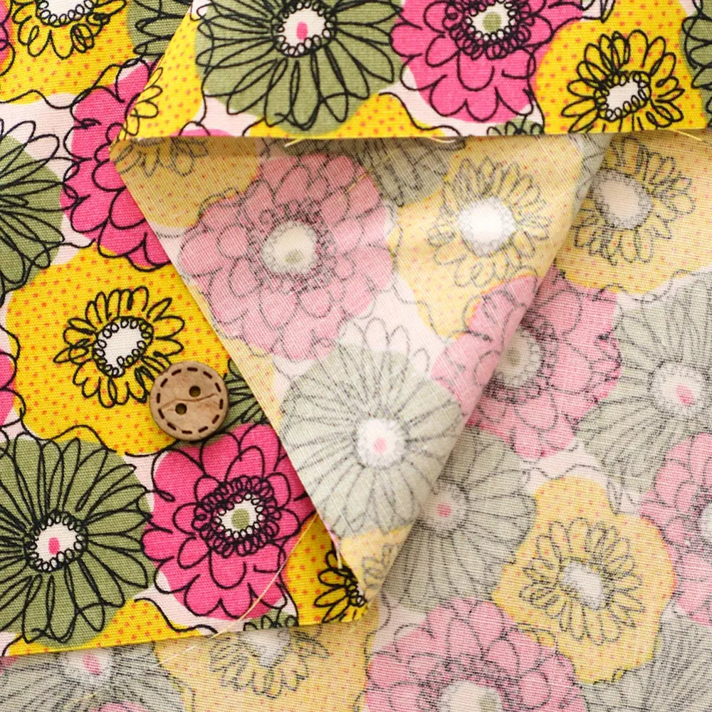 Cotton Broad Printed Fabric - Mini Scrunchie - nomura tailor