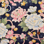 Cottondo Befrint Fabric Hemp Leaf and Flower - nomura tailor