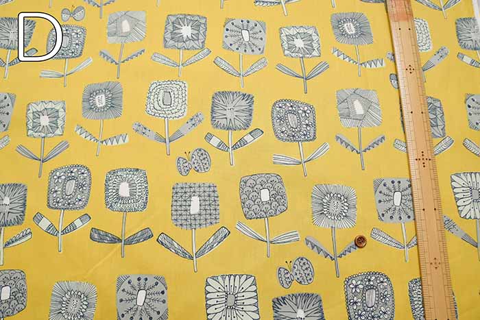 Cotton 40 Broad Print Fabric Flower Motif - nomura tailor