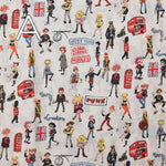 Cotton 60 loan print fabric locker - nomura tailor