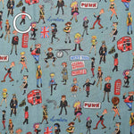 Cotton 60 loan print fabric locker - nomura tailor